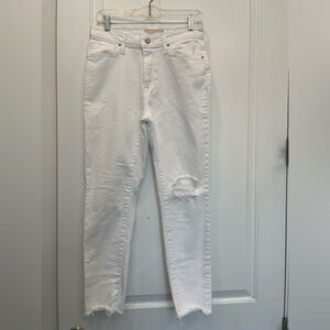 Madewell High Rise Ripped Skinny Jean